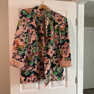 Floral Pink Blazer
